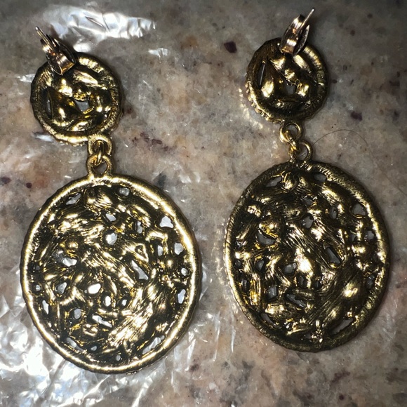 🎁🎀🌟Multi-colored Crystal Drop Dangle Earrings Sparkling Rhinestone Round - Picture 3 of 4